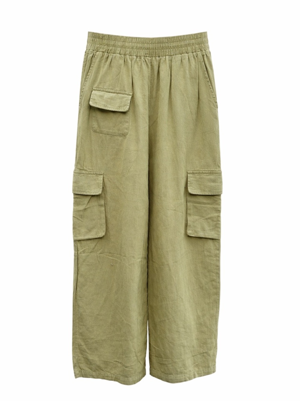 NWT – Eesome – Wide Leg Cargo Pants – Olive – Sz. S